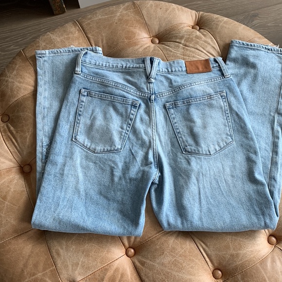 J Crew Slouchy Boyfriend Denim Jean Women 27 Floral Leg Patch - Picture 6 of 11